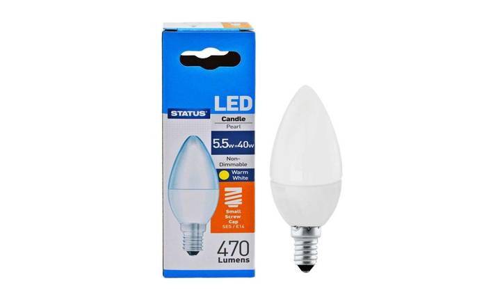 Status LED Candle SES E14 Bulb Warm White 5.5W (391617)