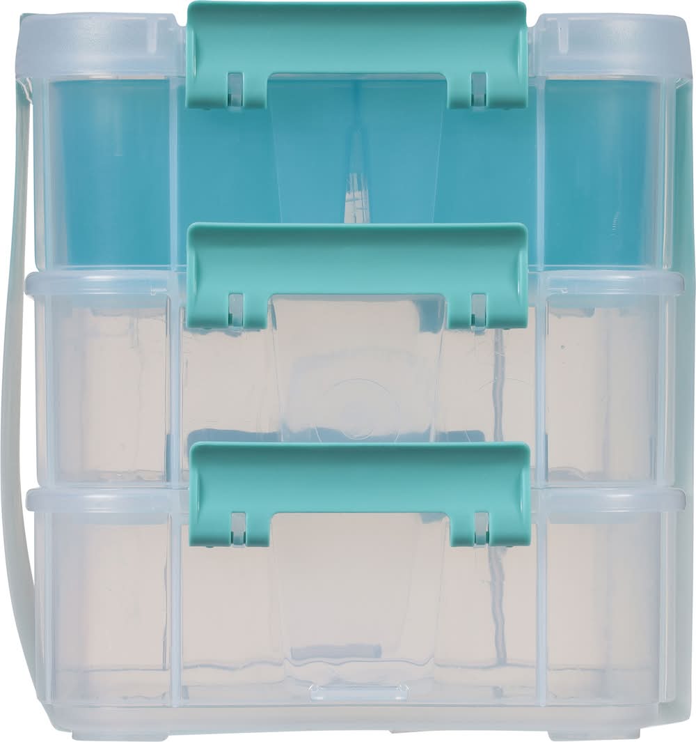 Uber Rider Tray Sterilite Stack & Carry Clear 3-layer Handle Box & Tray - Delivery in ...