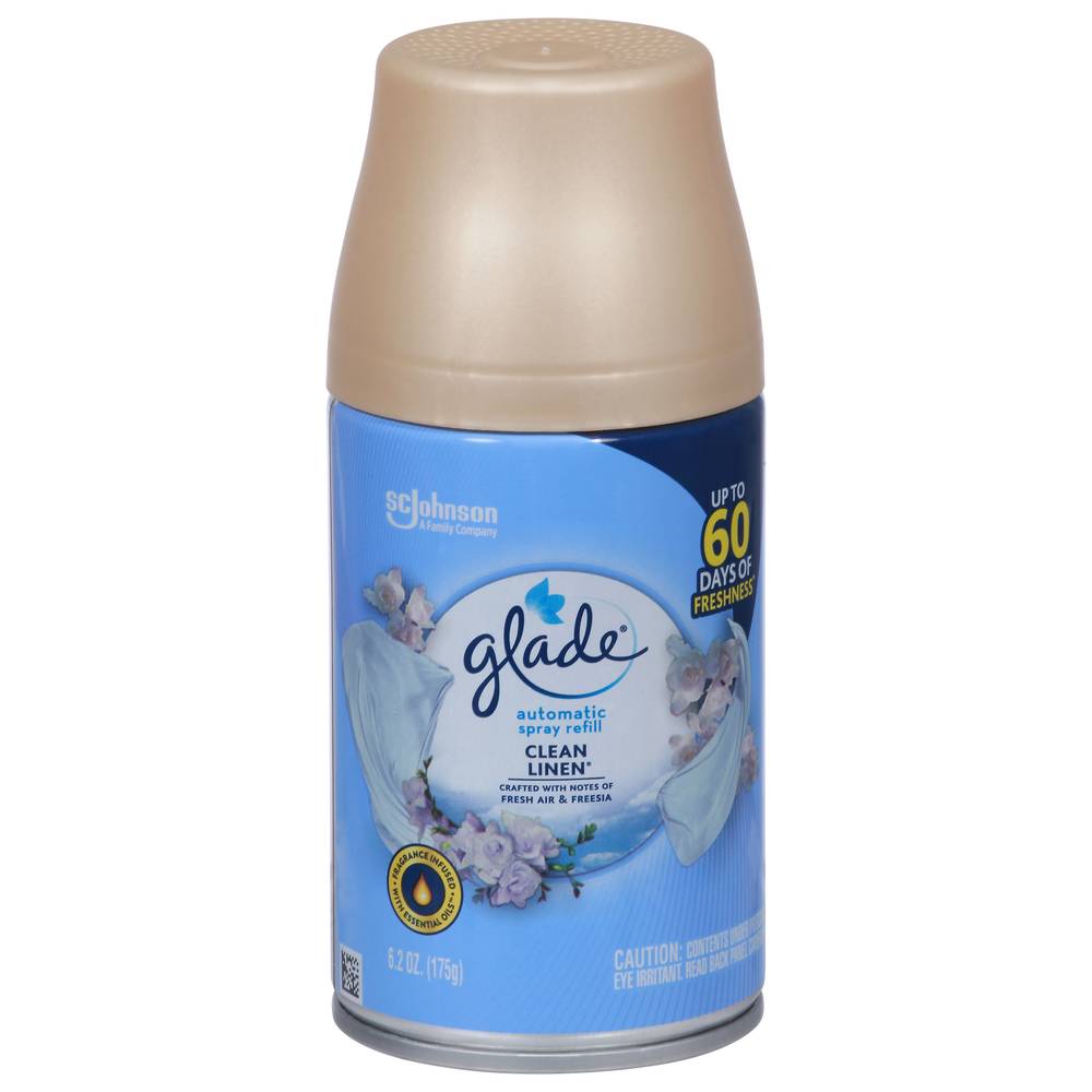 Glade Clean Linen Automatic Spray Refill