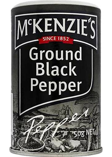 McKenzie's Ground Black Pepper (50g)