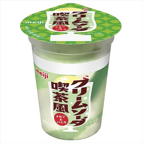 明治 メロンソーダ喫茶風 メロン&バニラ 氷菓 Delivery Near Me