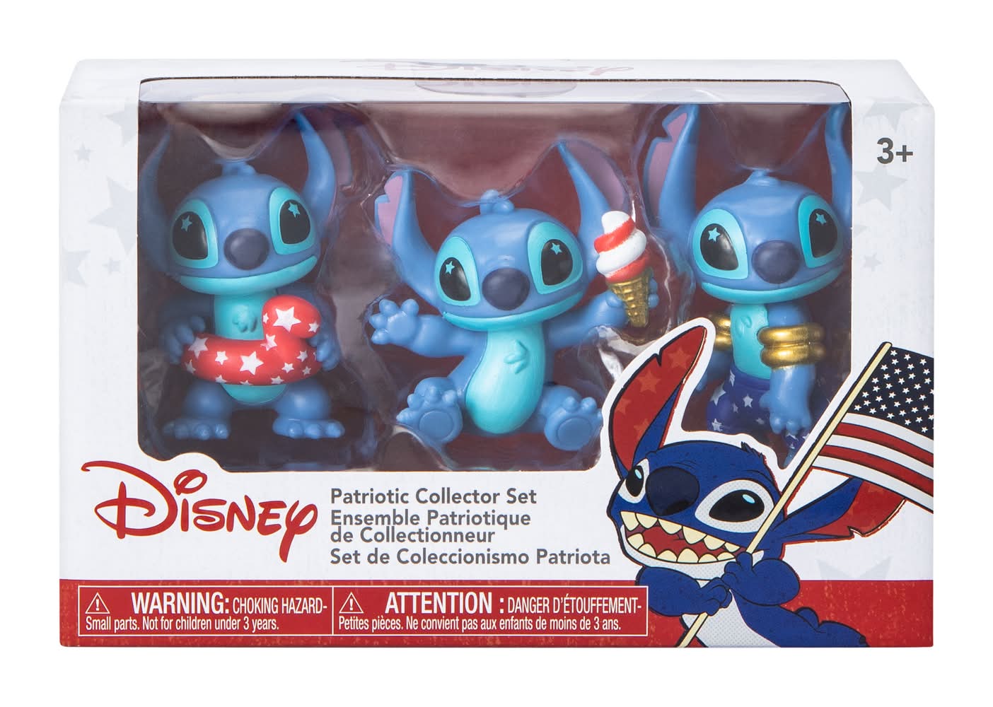 Disney Stitch Patriotic Collector Set Americana