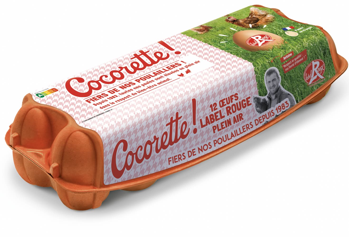Cocorette - Label rouge oeufs fermier pleine air (12)