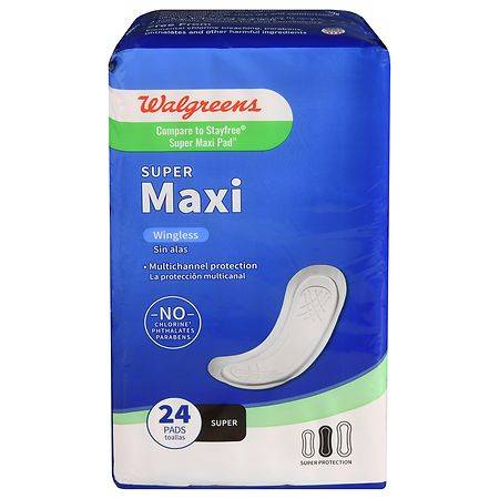 Walgreens Maxi Super Pads