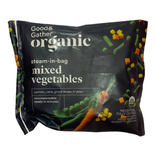 Good & Gather Organic Frozen Steam-In-Bag Mixed Vegetables
