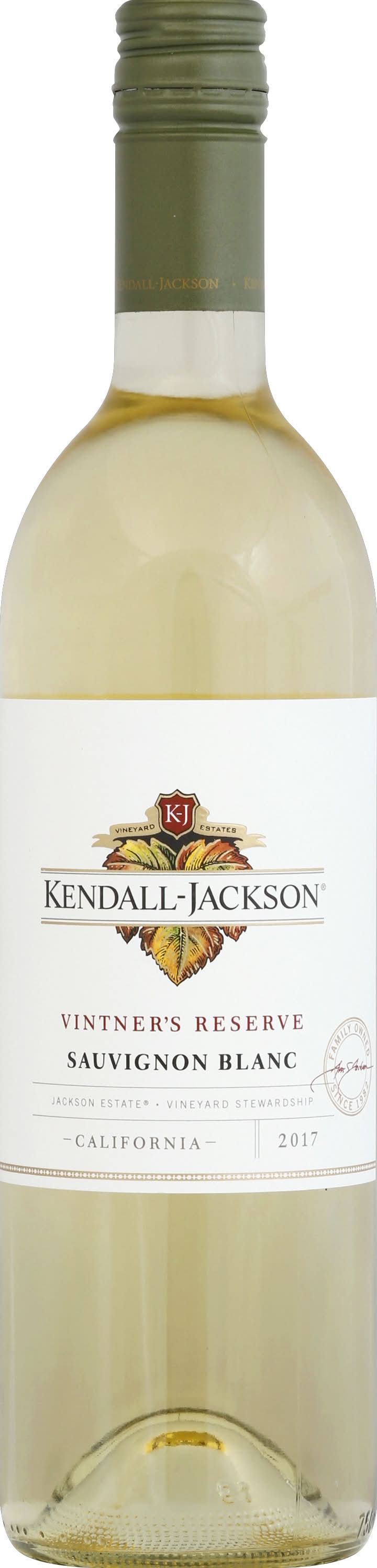 Kendall-Jackson Vintner's Reserve Sauvignon Blanc California White Wine, 2017 (750 ml)