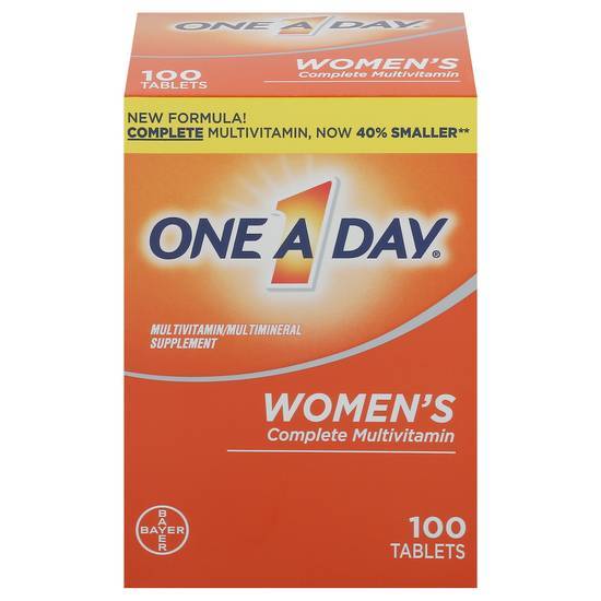 One a Day Complete Multivitamin Tablets (100 ct) (female)