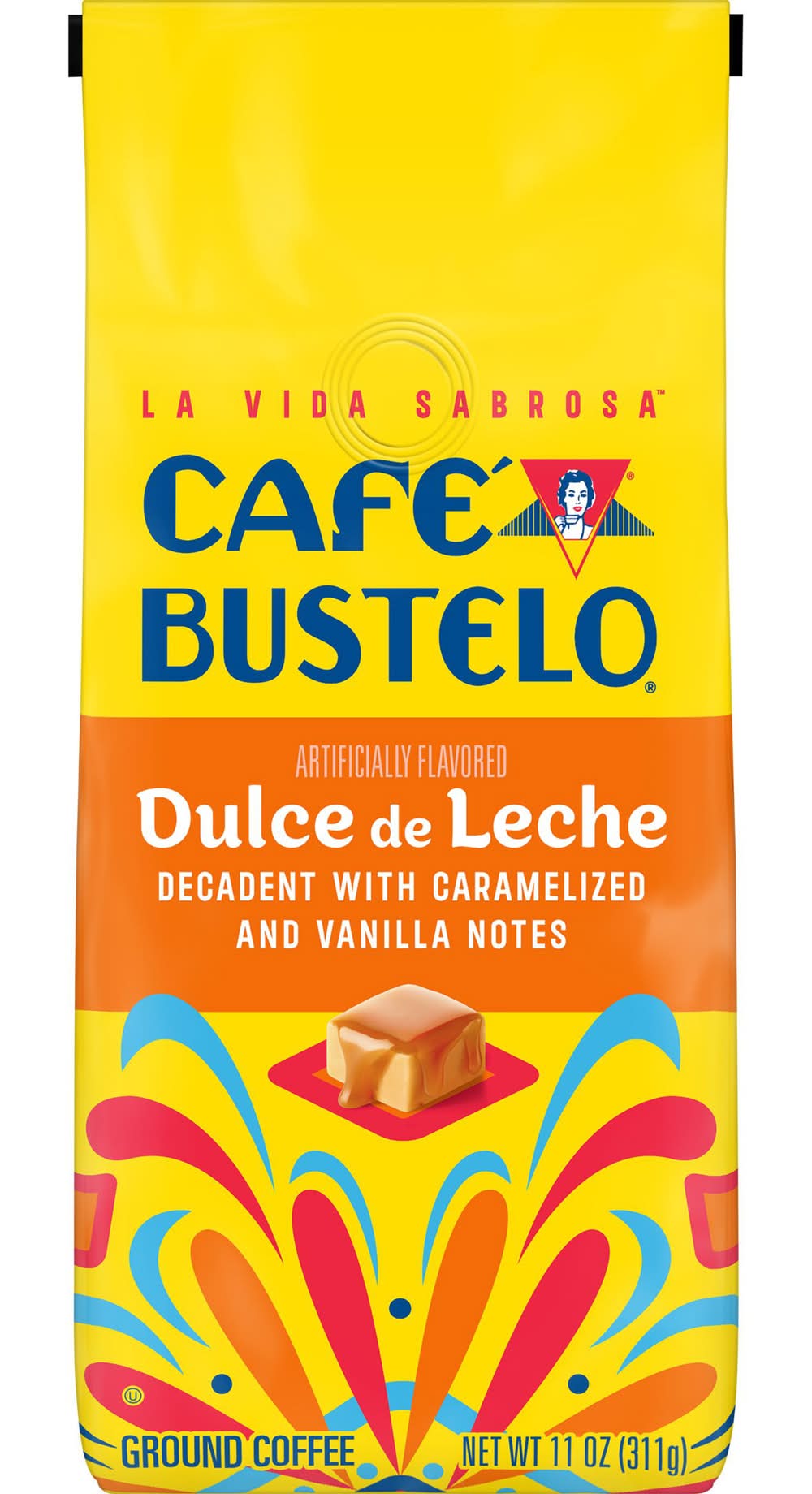 Café Bustelo Ground Coffee, Dulce De Leche (11 oz)