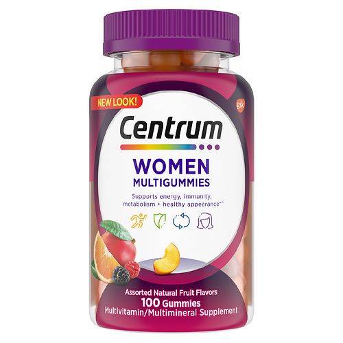 Centrum Multigummies Multivitamin For Women Assorted Fruit - 100.0 ea