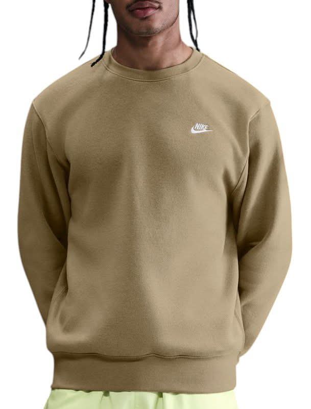 beige nike crewneck mens