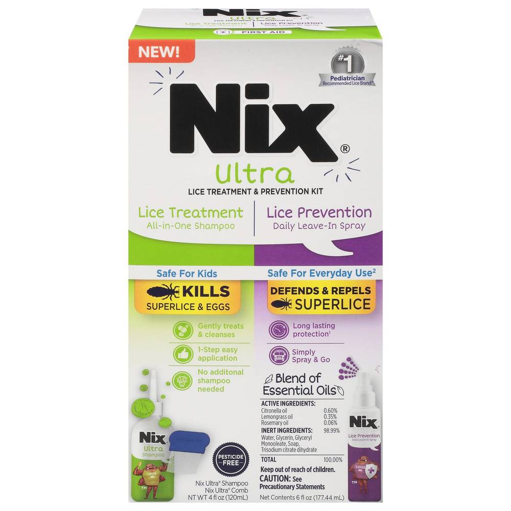 Nix Ultra Lice Treatment & Prevention Kit