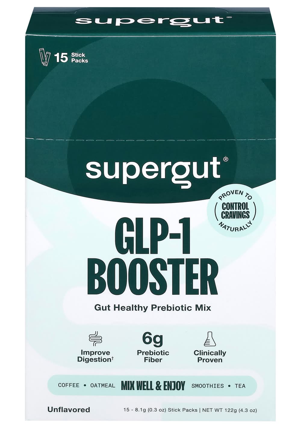 Supergut The Gut Healthly Glp-1 Booster (4.3 oz, 15 ct)