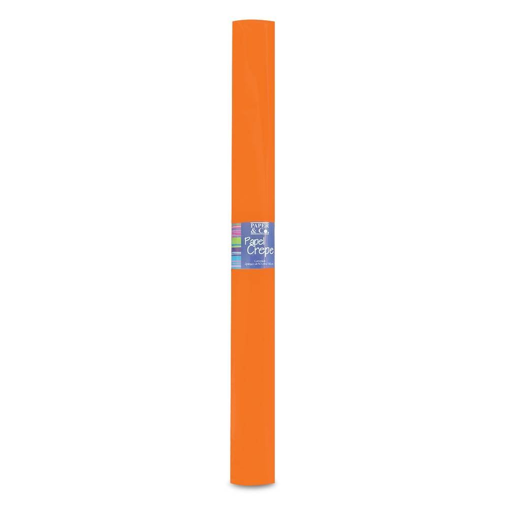 Dietrix papel crepè 50x190cm, 2 piezas, naranja