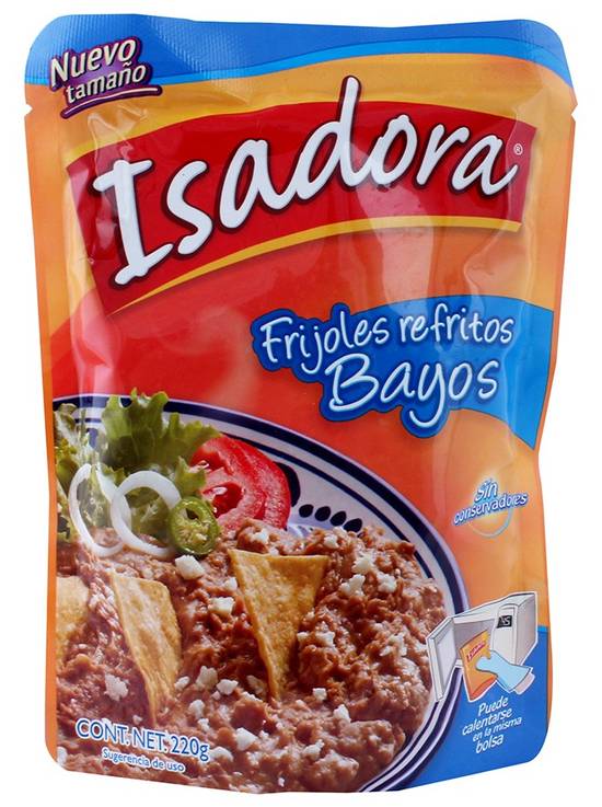 Isadora frijoles refritos bayos (pouch 220 g)