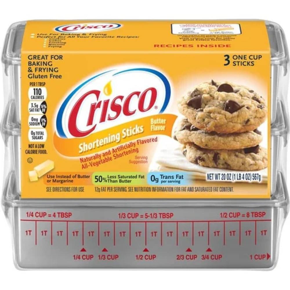 Crisco Butter Flavor All-Vegetable Shortening Sticks (1.25 lbs)