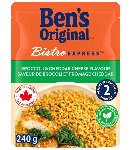 Ben's Original Bistro Express Flavour Rice, Broccoli & Cheddar Cheese (240 g)