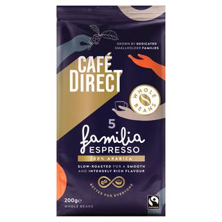 Cafédirect 100% Arabica Coffee Beans (200 g) (familia expresso)