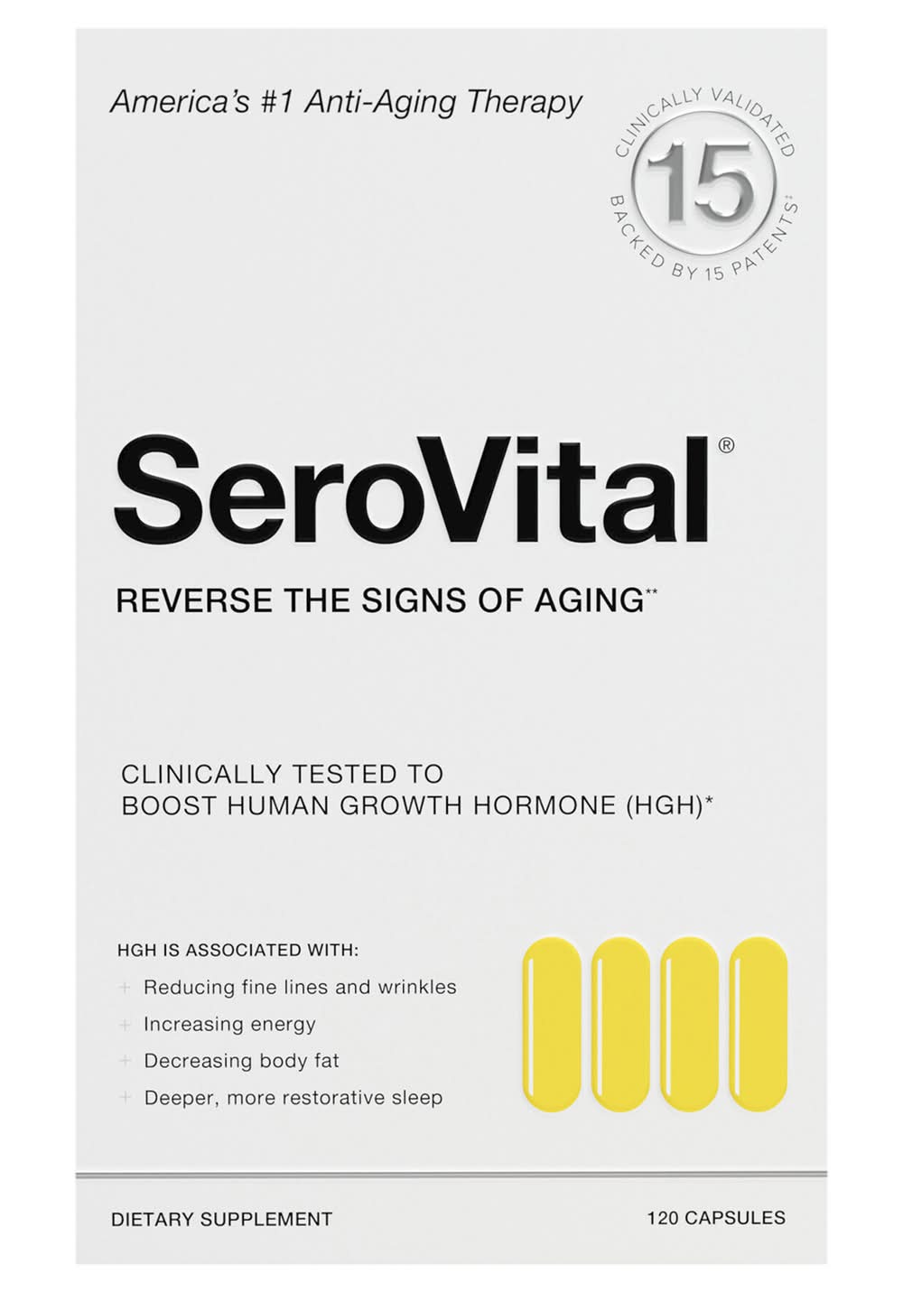 SeroVital Anti-Aging Therapy Supplement Capsules (120 ct)