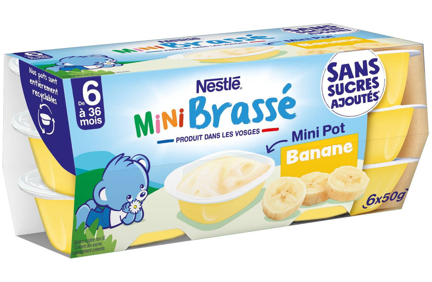 P'tit Brassé - Dessert pour bébé à la banane dès 4/6 mois (6)