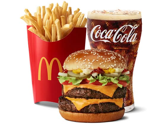 Double Quarter Pounder® with Cheese Deluxe Meal