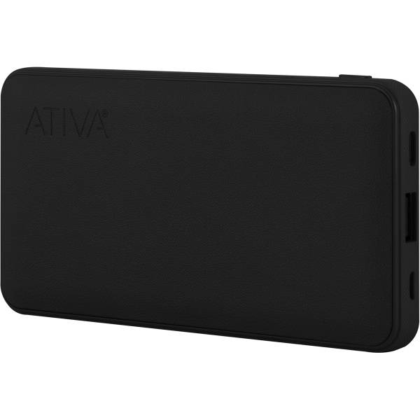 Ativa 10,000mah Battery pack For Usb Devices Black