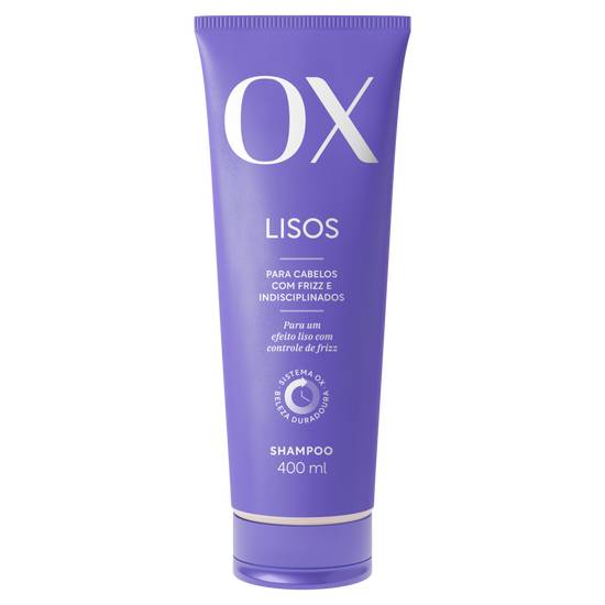 Ox shampoo liso duradouro (400ml)