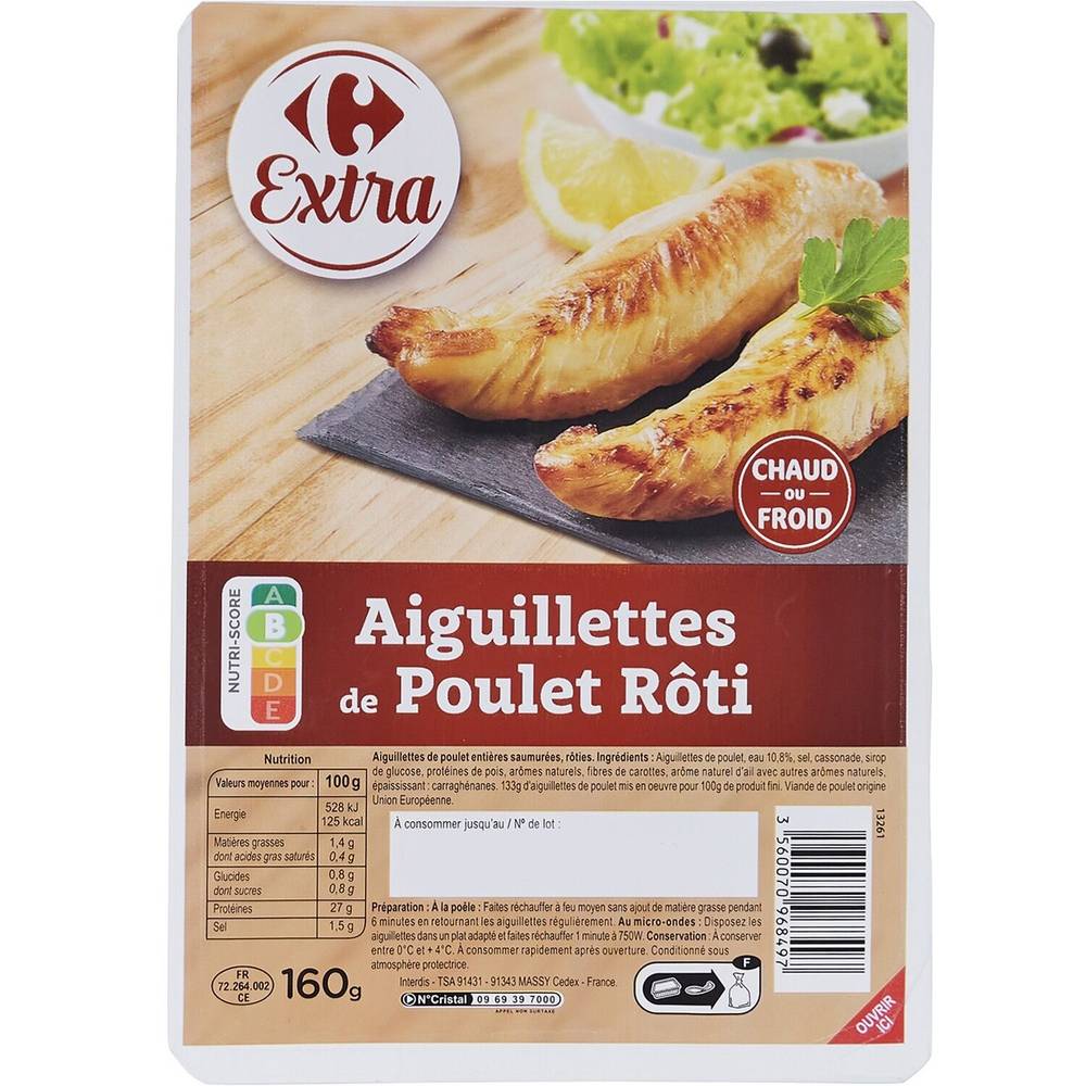 Carrefour Extra - Aiguillettes de poulet rôti