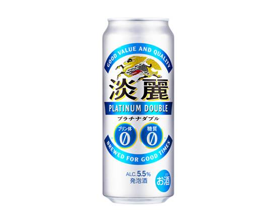 258798：キリン 淡麗 プラチナダブル 500ML缶 / Kirin Tanrei Platinum Double