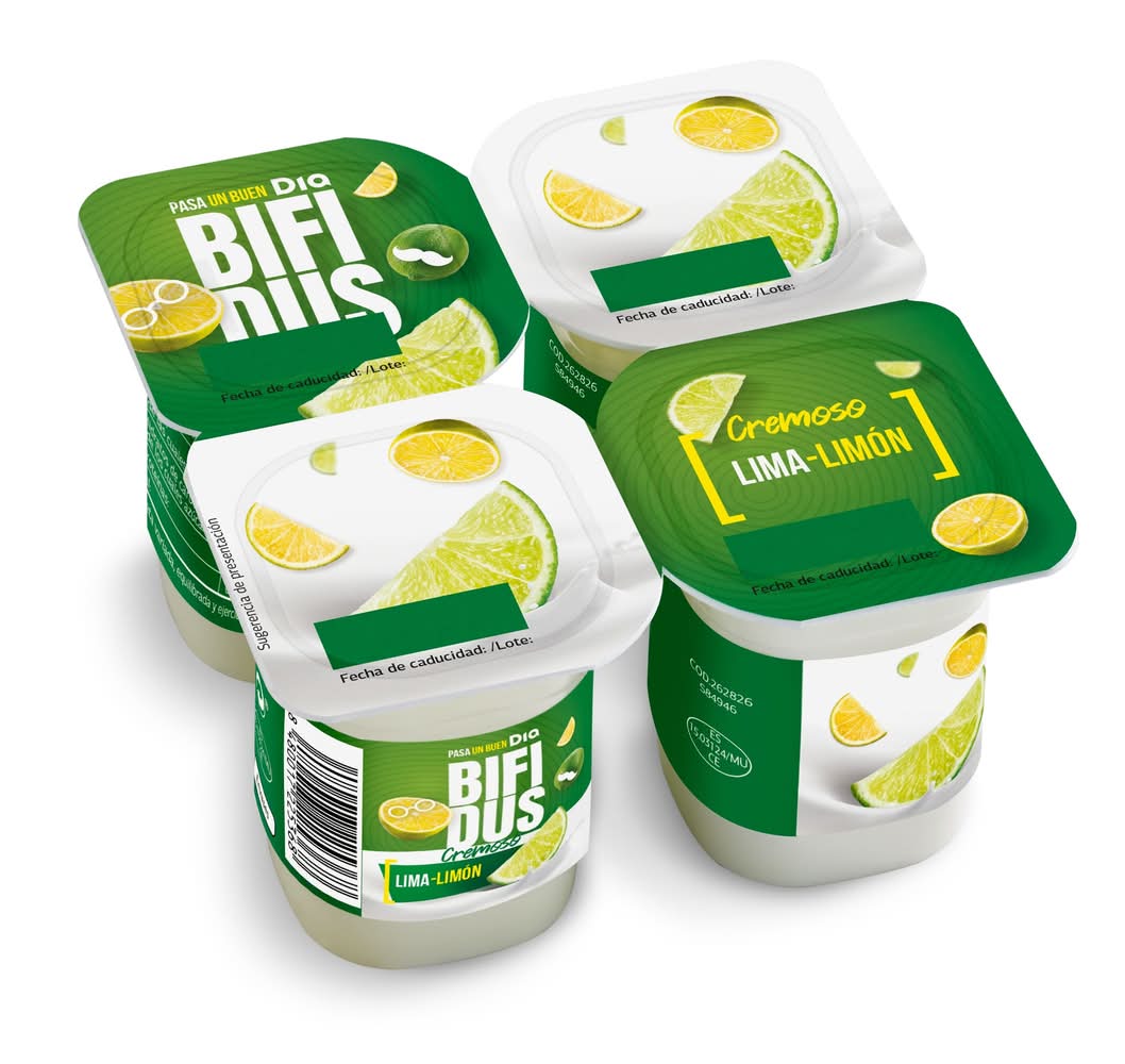 Bífidus De Lima Limón Dia Pack 4 X 125 G