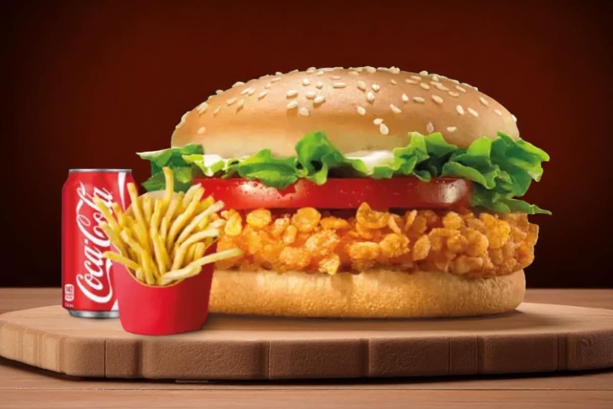 Menu burger chicken🍔🍟🥤🎉
