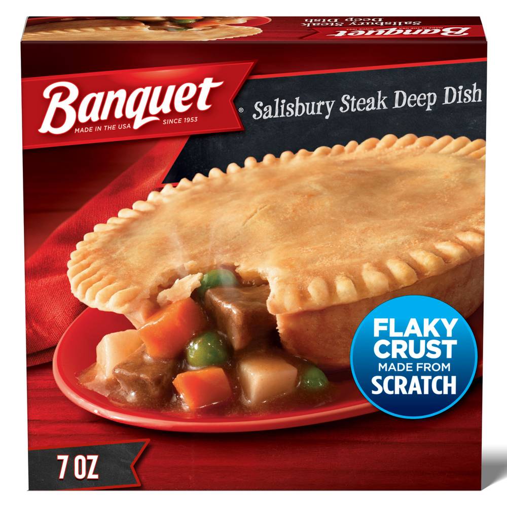 Banquet Salisbury Steak Deep Dish (7 oz)