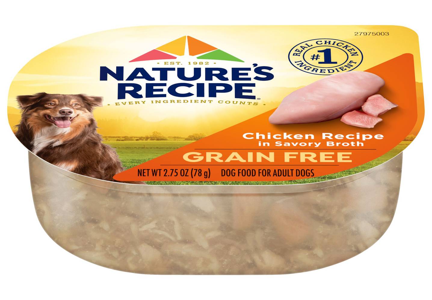 Nature's Recipe Grain Free Chicken Recipe in Broth Wet Dog Food