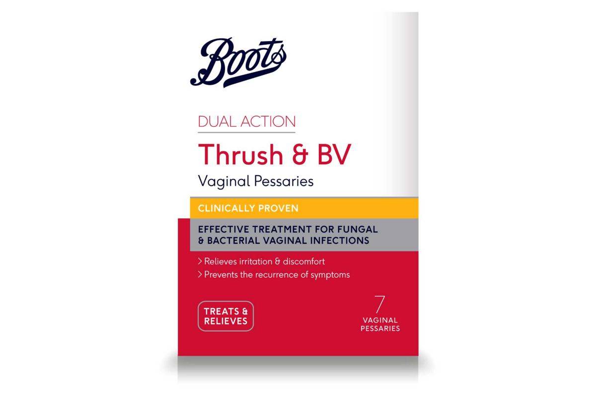 Boots Dual Action Thrush & BV Pessaries 7s