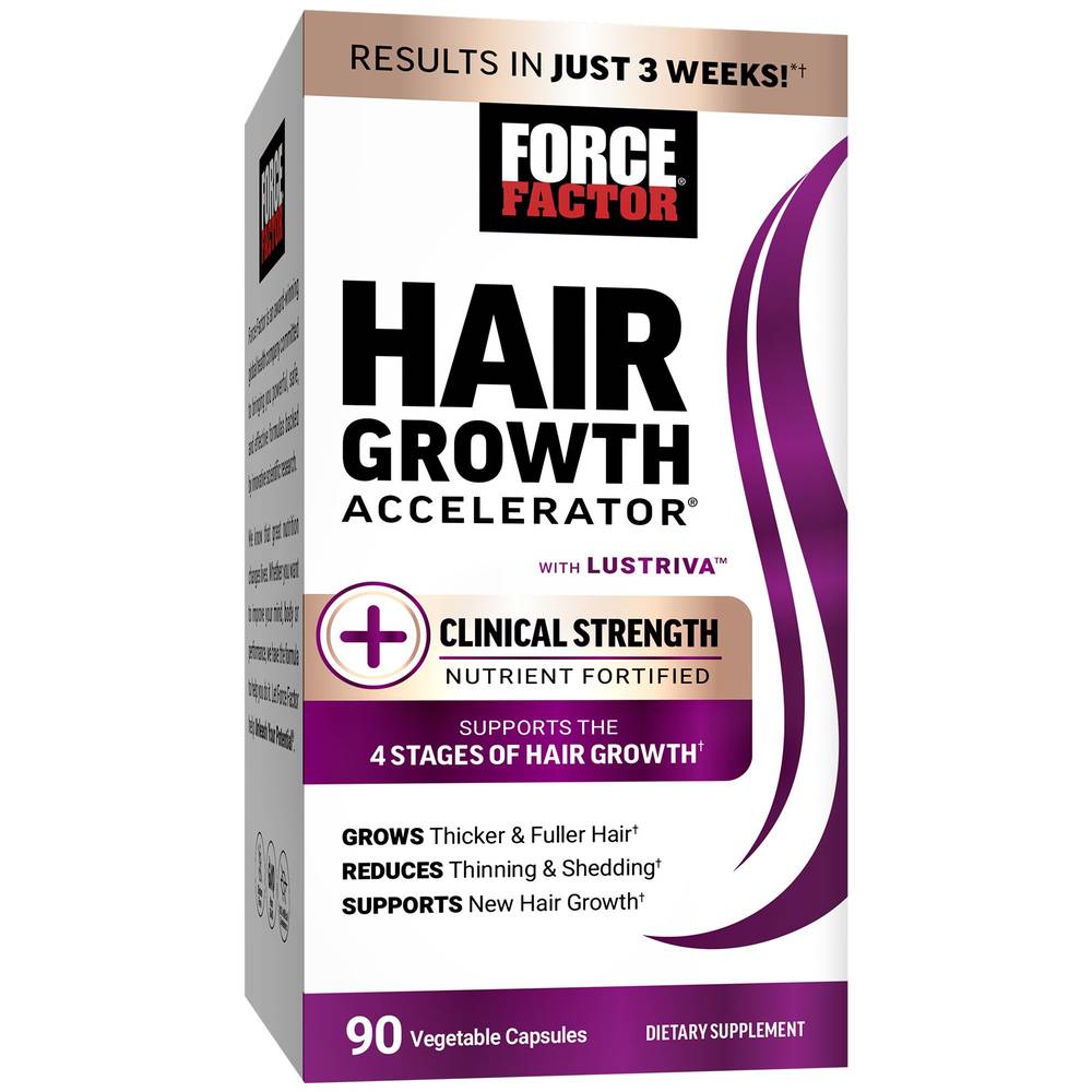 Hair Growth Accelerator With Lustriva (90 Capsules)