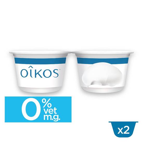 Oikos Yaourt à la Grecque Nature 0% 2 x 145 g
