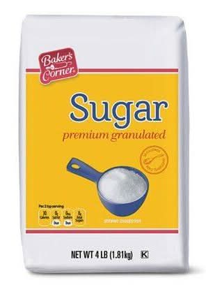 Baker's Corner Corner Premium Granulated Sugar (4 lbs)