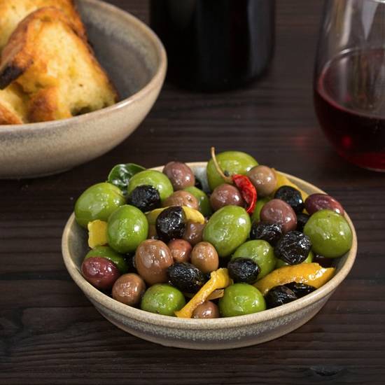 Warm Citrus & Herb Marinated Olives