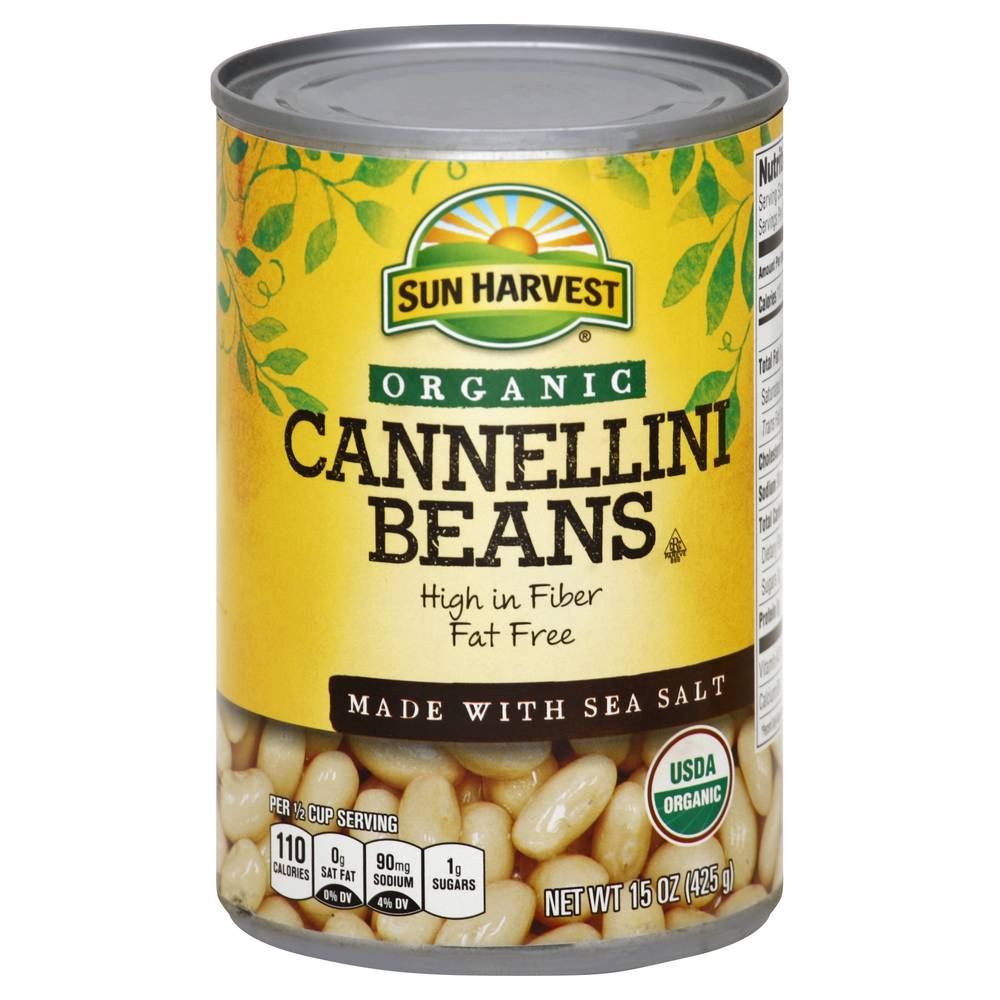 Sun Harvest Cannellini Beans Made With Sea Salt (15 oz)