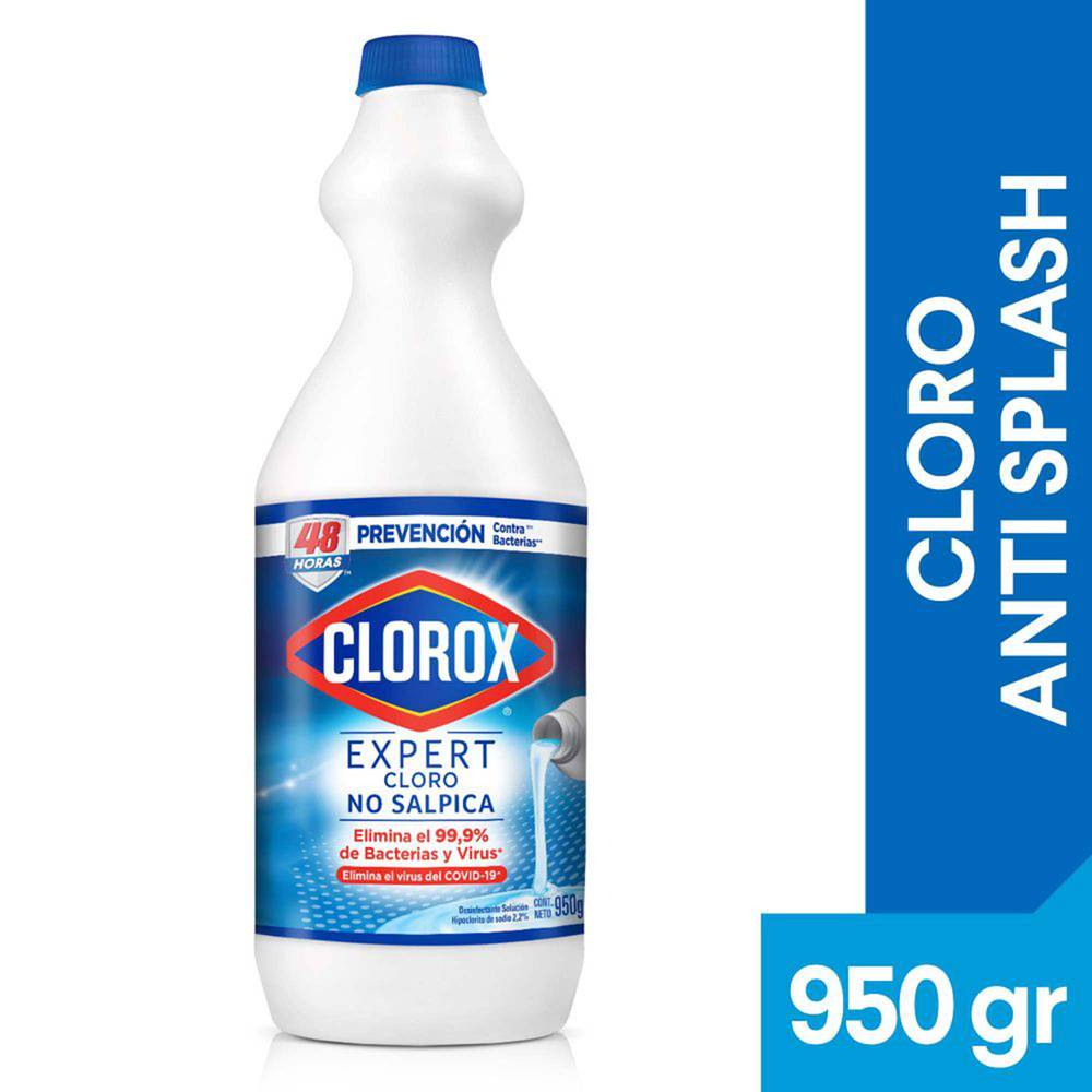 Clorox cloro anti-splash (botella 950 g)