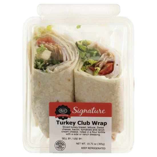 Signature Turkey Club Wrap (10.75 oz)