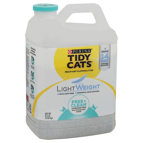 Purina Tidy Cats Lightweight Free & Clean Cat Clumping Litter (8.5 lbs)