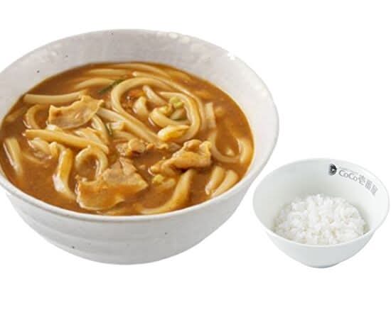 マイルドカレーうどん+ライス Mild curry udon+Rice