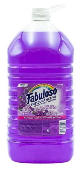 Fabuloso · Limpiador líquido multiusos antibacterial, lavanda (10 L)