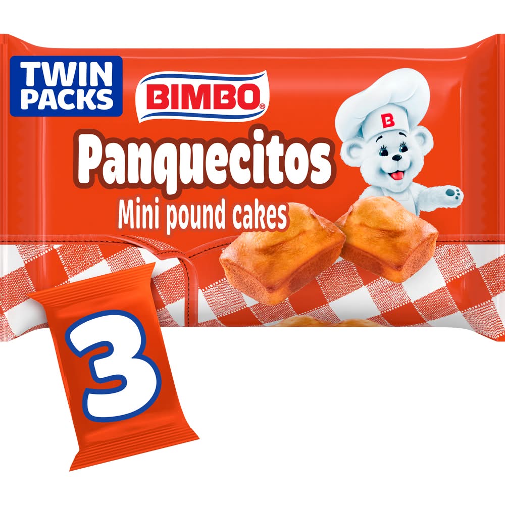 Bimbo Paquecitos Mini Pound Cakes (3.5 oz)