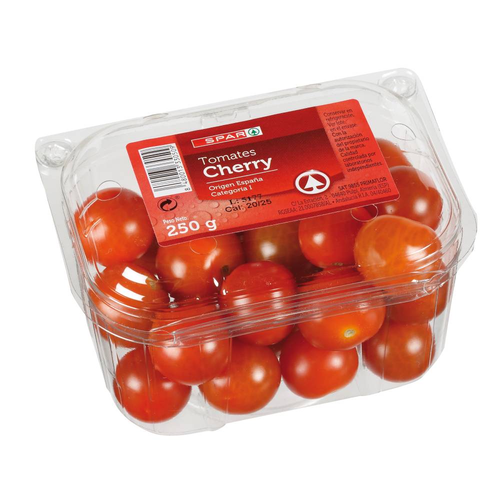 Tomate Cherry Bandeja 250 Gr.