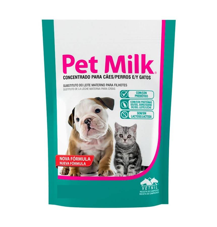 Vetnil substituto do leite materno pet milk para cães e gatos (100g)