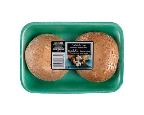 Champignon tête de portobello biologique (170 g) - Organic portabello mushroom caps (170 g)