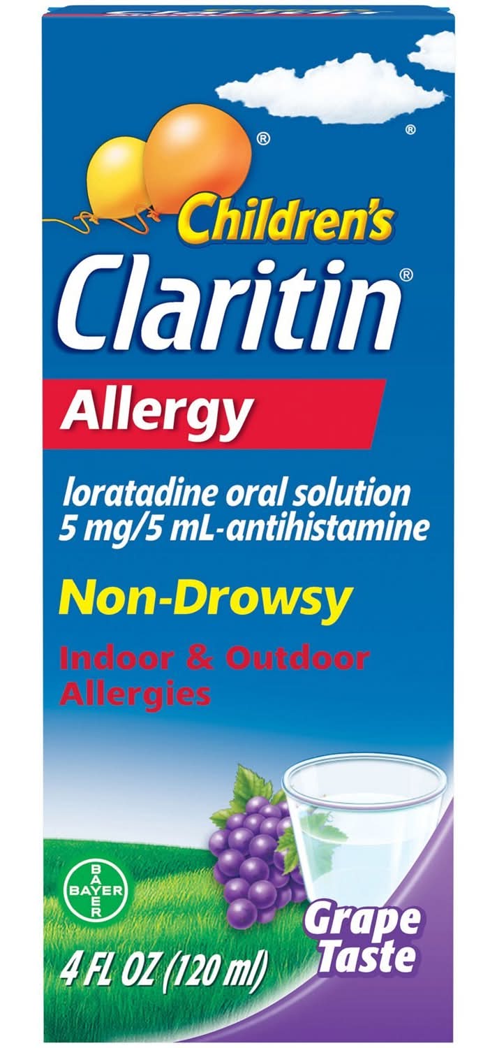 Claritin Children's Grape Taste Allergies Relief Syrup (4 fl oz)