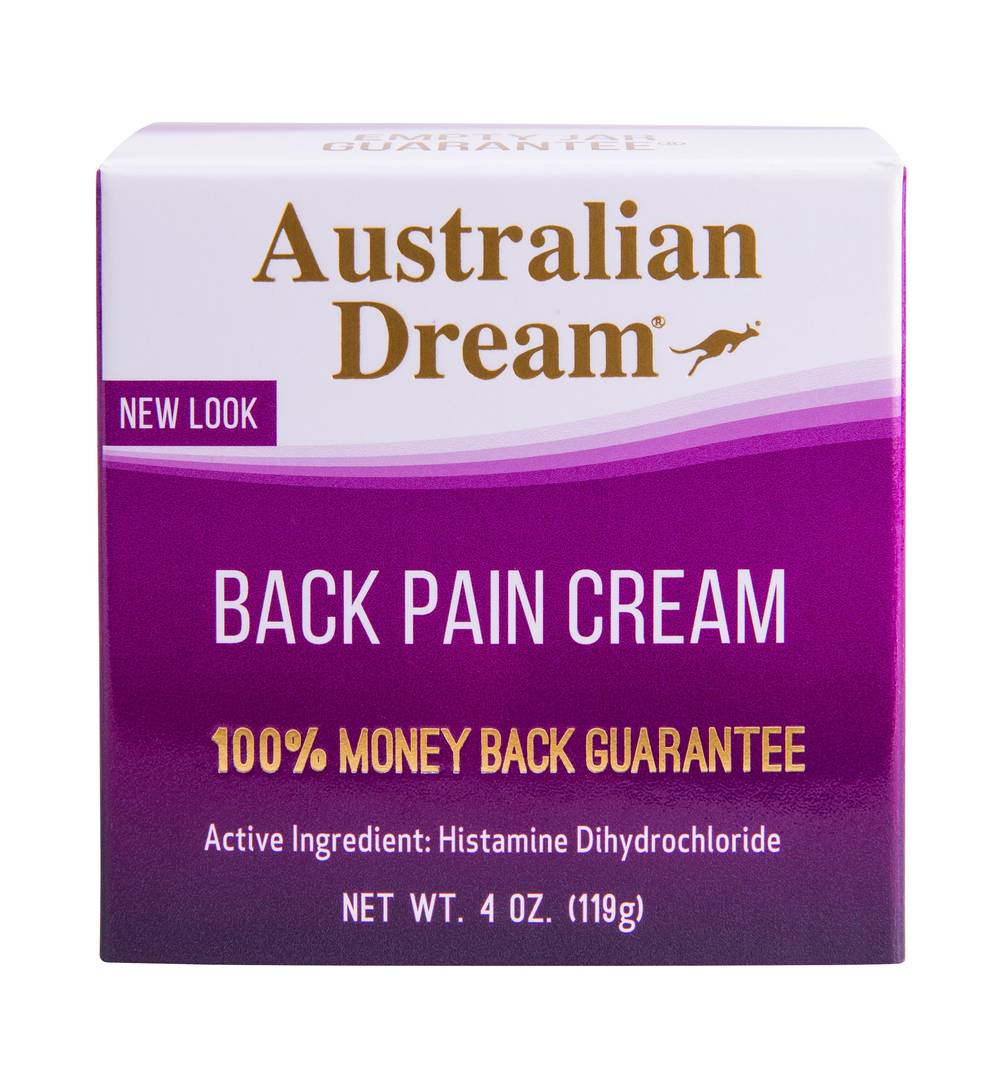 Australian Dream Back Pain Cream (4 oz)