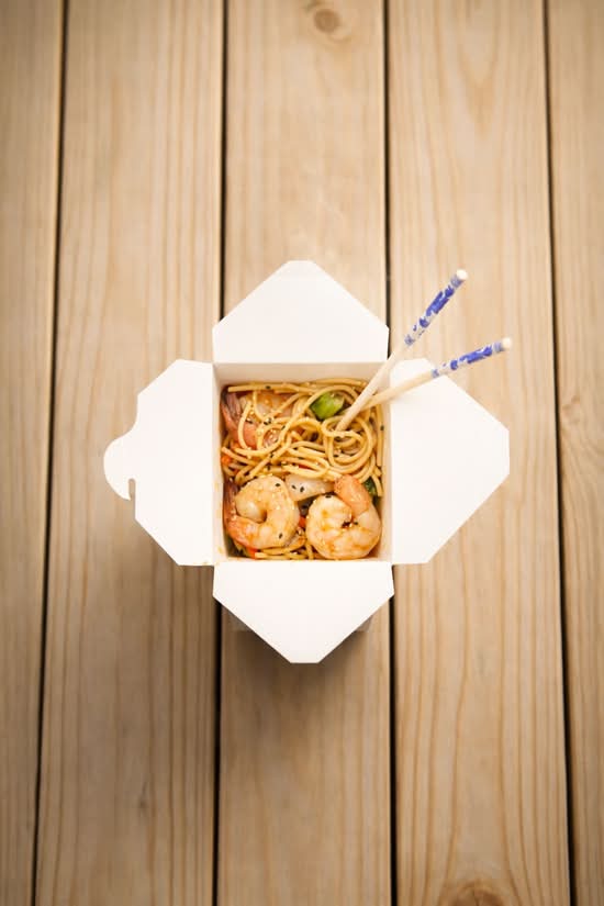 Lo mein Camarones